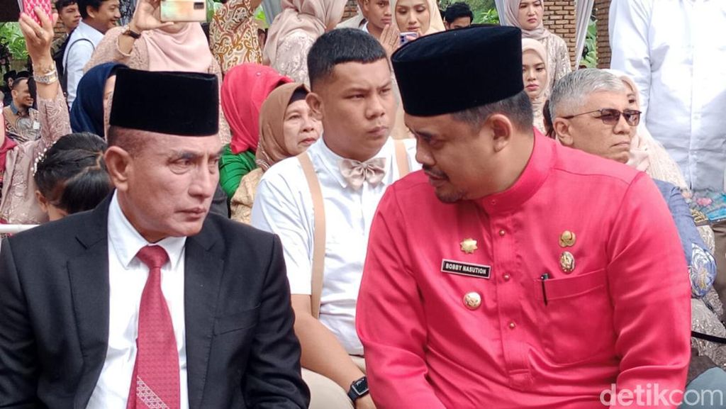Momen Hangat Prabowo, Edy dan Bobby di Acara Nikahan Dahnil Anzar.